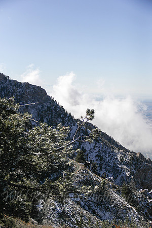 Above the clouds