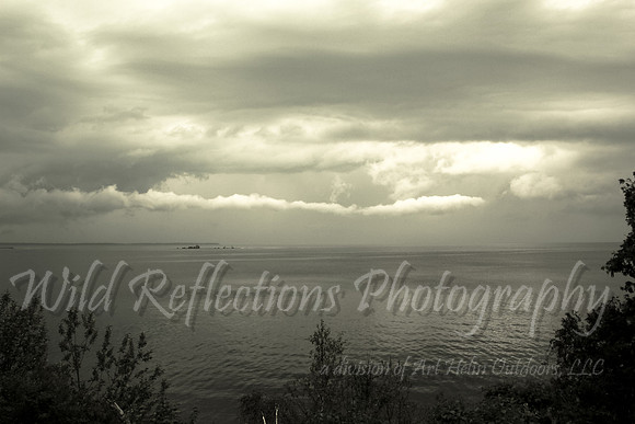 Storm Rolling in lake Michigan